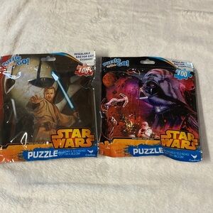 Star Wars Puzzle Duo - Blue, Black & Purple Artwork